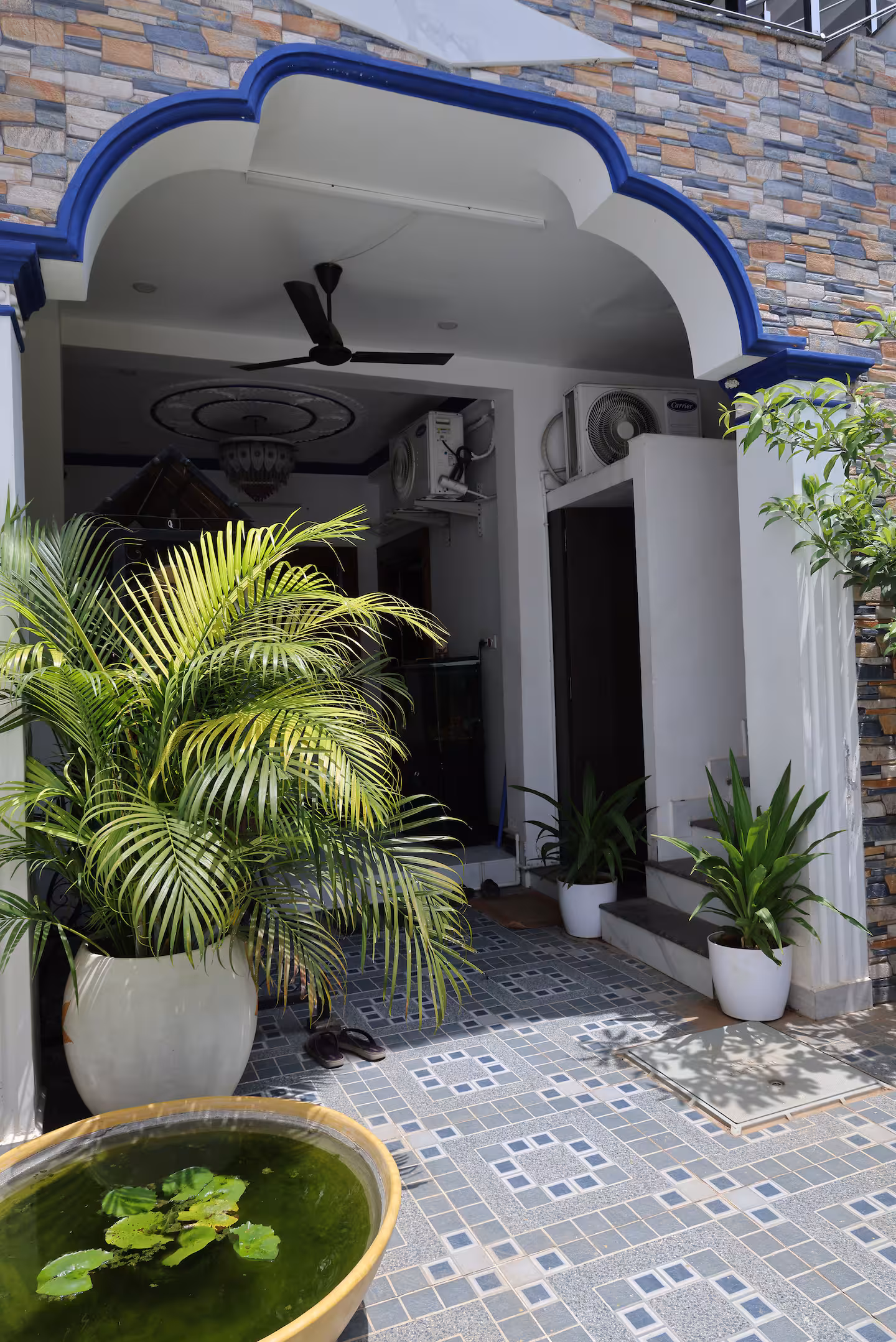 Nivaa Stays entrance arch near JIPMER Pondicherry